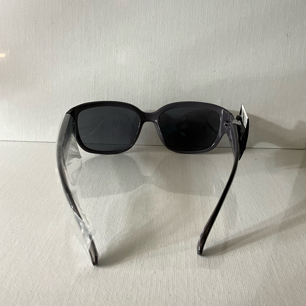 Dana Buchman Sleek Black Sunglasses - Picture 3 of 5